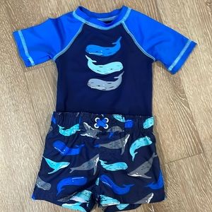 “Whale of a time” swimwear set, Cat &Jack, 12 month old.